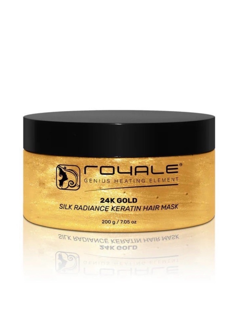 24K Gold Silk Radiance Keratin Hair Mask — Gold